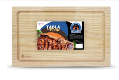 UTILUX TABLA P/CHURRASCO 35X21CM RECTANGULAR