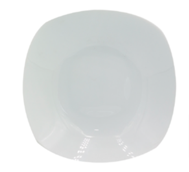 UTILUX PLATO HONDO PORC. BLANCO N°9 ELV-009 48X1