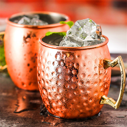 manijas rose 500 ml acero inoxidable para el el drink moscow mule